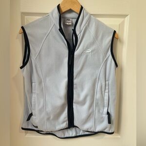 Brooks Running Vest Fleece Polartec Zip Pockets
